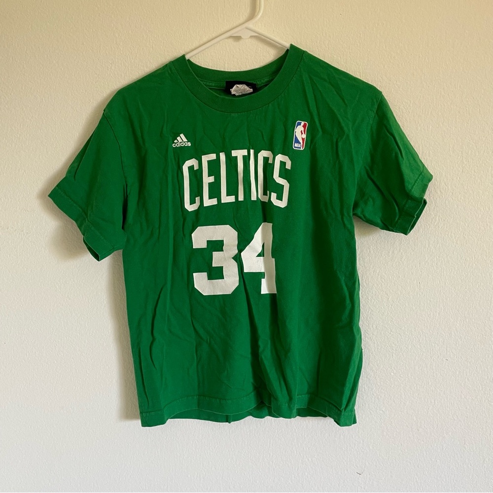 Boston Celtics shirt jersey Tee, Paul Pierce, #34, Youth Large